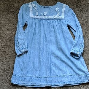 Next long sleeve denim dress 2-3 years
